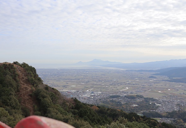 鬼の鼻山公園　展望台からの景色　佐賀平野と有明海